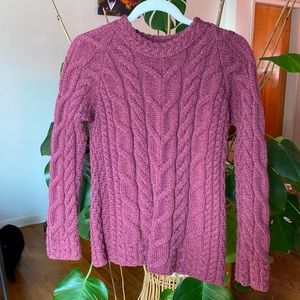 Irish Wool Sweater 100% Merino Made in Ireland